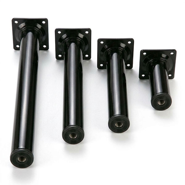 Pircher Piede Tondo in Metallo Colore Nero D.MM30